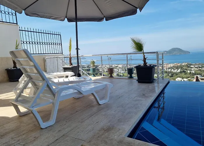 Vila Eason & House 350m2 Full Sea View With Private Infinity Pool Bodrum