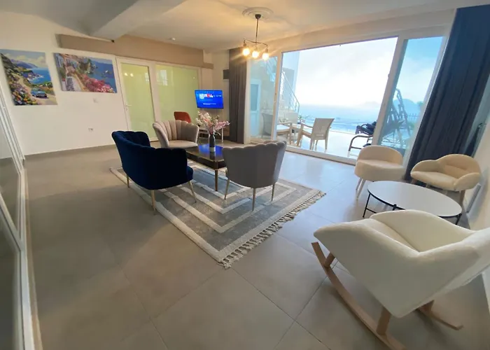 Vila Eason & House 350m2 Full Sea View With Private Infinity Pool Bodrum